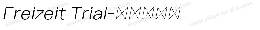 Freizeit Trial字体转换